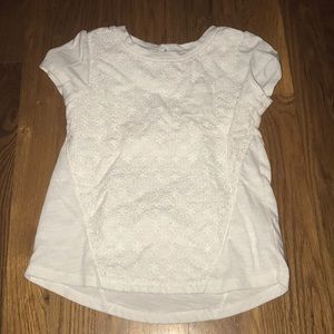 Cat & jack girls short sleeve shirt 5t flowers